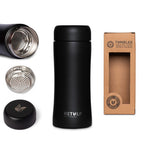 Tumbler Insulated double wall mug Black 300 ml