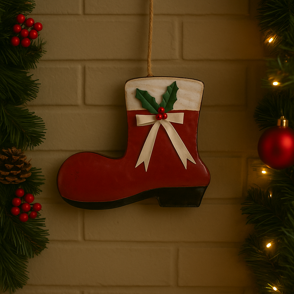 Iron Christmas boot