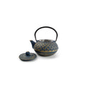 Theepot 80cl bladeren goud/blauw My Tea