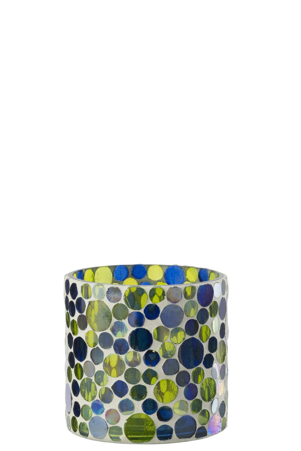 J-Line kaarshouder - glas - blauw/groen - M