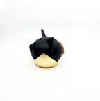 Verdeelde gouden piggy bank
