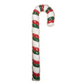 Kerstdecoratie Beeld Zuurstok 30x3x101 cm Wit Metaal