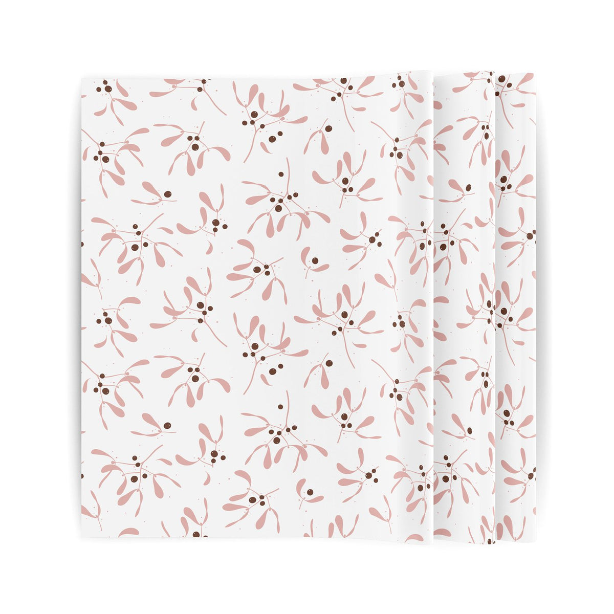 Mistletoe Memories - Zijdepapier vellen 50x70cm - roze/bruin