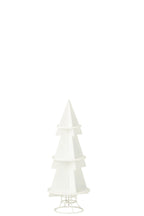J-Line decoratie rek X'mas Tree - metaal - wit - S