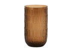J-Line Vaas - glas - bruin