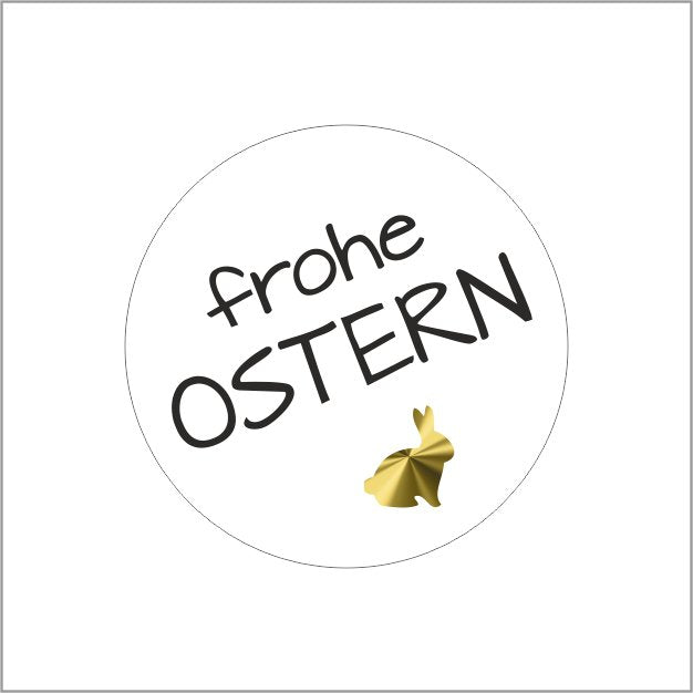 Etiketten - Frohe Ostern - 500 stuks