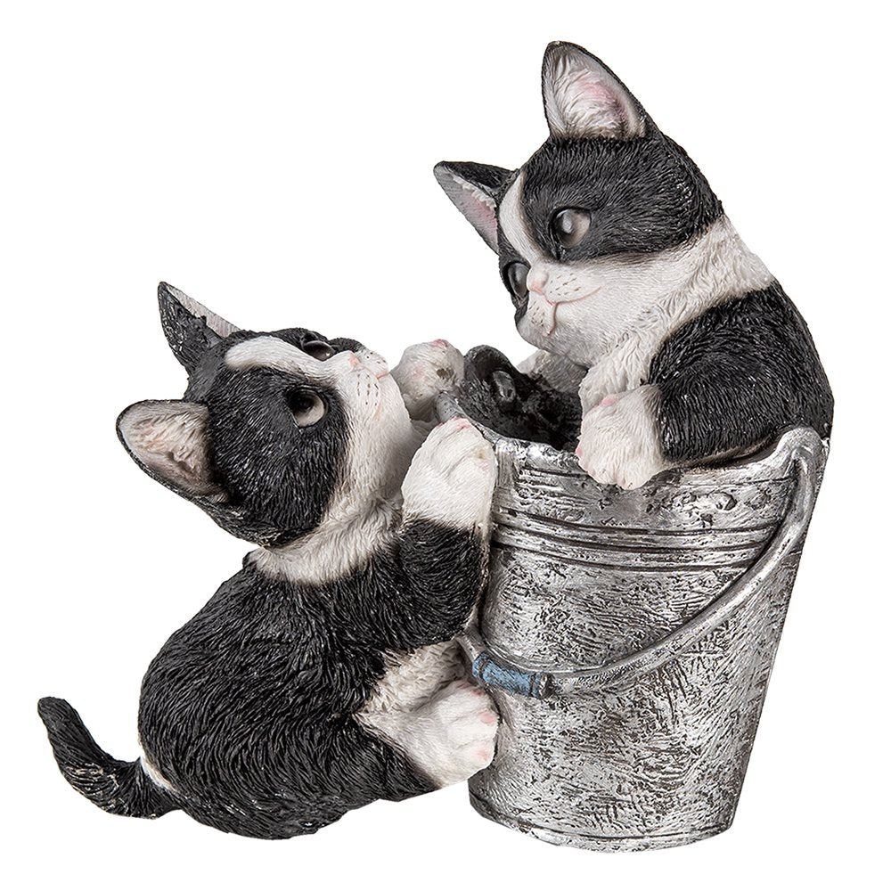 Decoratie katten 23x13x18 cm