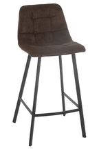 J-Line Barstoel Kent Metaal/Polyester Bruin