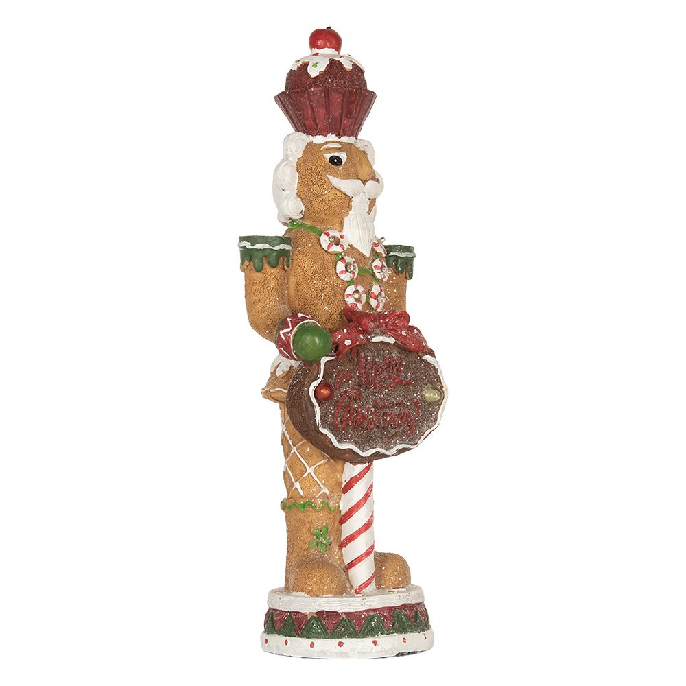 Kerstdecoratie Beeld Notenkraker 3 x AAA Bruin Kunststof