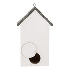 Vogelhuis 15x10x22 cm Wit Hout