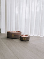 Luxe en duurzame betonnen geurkaars Ombre - Taupe - XL