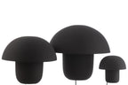 J-Line tafellamp - ijzer - zwart - L