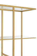 J-Line rek - ijzer/glas - goud