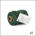 Lurex twist koord - donker groen
