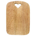 Snijplank hart mango hout 35cm