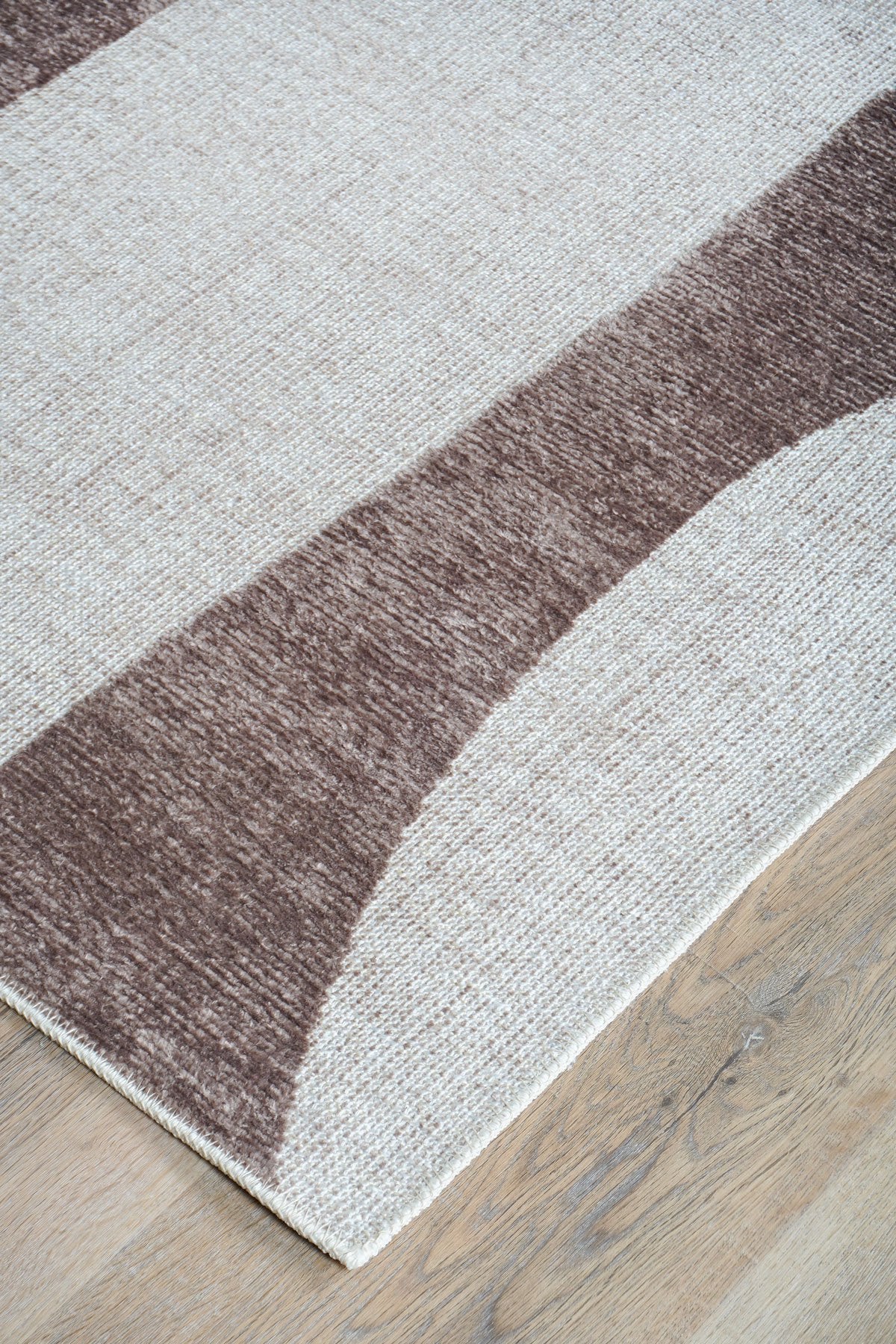 Vloerkleed Ziba Taupe/Creme - 200 x 290 cm