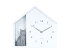 Wandklok Zittend Kat