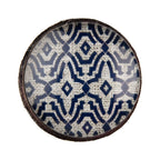 Deurknop Ø 5 cm blauw ijzer meubelknop