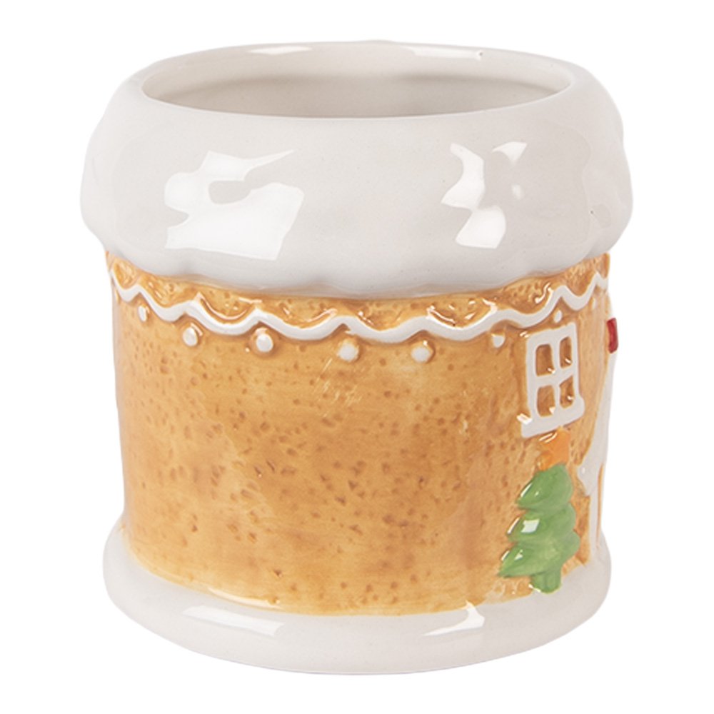 Mok Gingerbread house 300 ml Bruin Keramiek