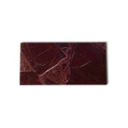 Marmer dienblad rechthoek L rood 20x40cm
