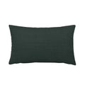 Uneven stitching blue green cushion 30 x 50 cm