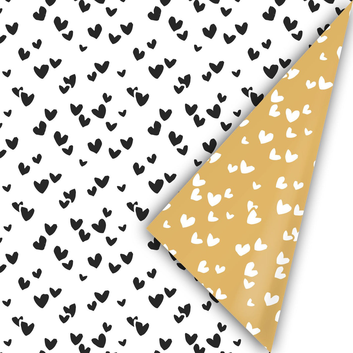 Solo Hearts - rollen cadeaupapier - assorti
