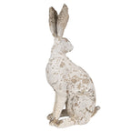 Beeld Konijn 47 cm Beige Polyresin Paasdecoratie