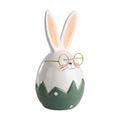 Ornament sendayan groen 10x10x20cm