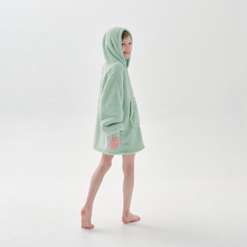 Textino Junior - Oversized hoodie 50x70 cm - Kinderen - Jadeiet - Groen