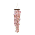 Capiz mobiel 28x28x150cm roze