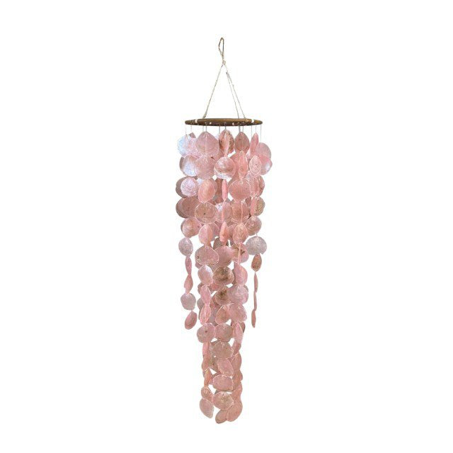 Capiz mobiel 28x28x150cm roze