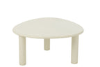 J-Line bijzettafel Bali - hout - wit - medium
