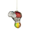 Ornament olifant rood l9xb4,5xh10,5