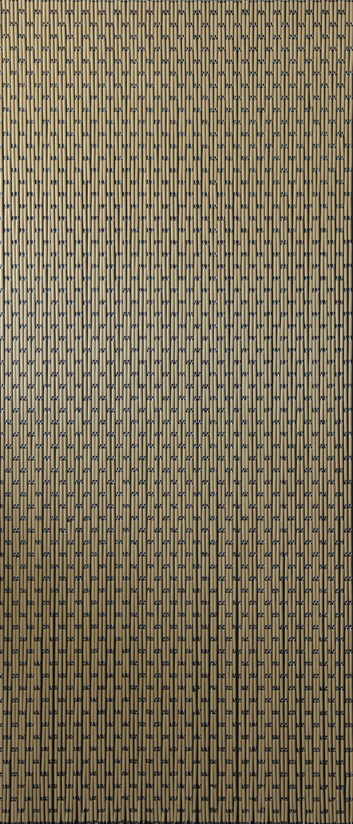 Vliegengordijn Verspringend taupe 90x210 cm