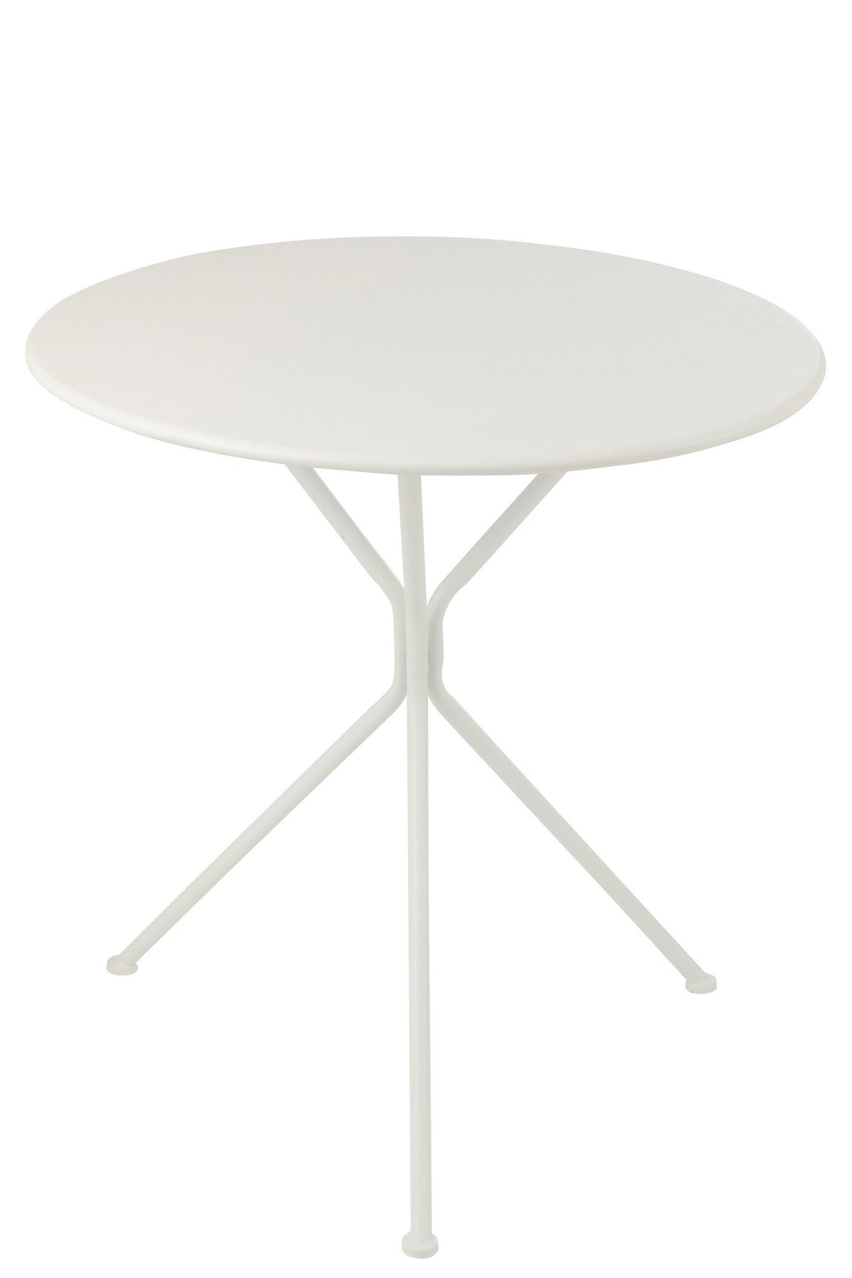 J-Line tafel Tripod Rond - metaal - wit - L