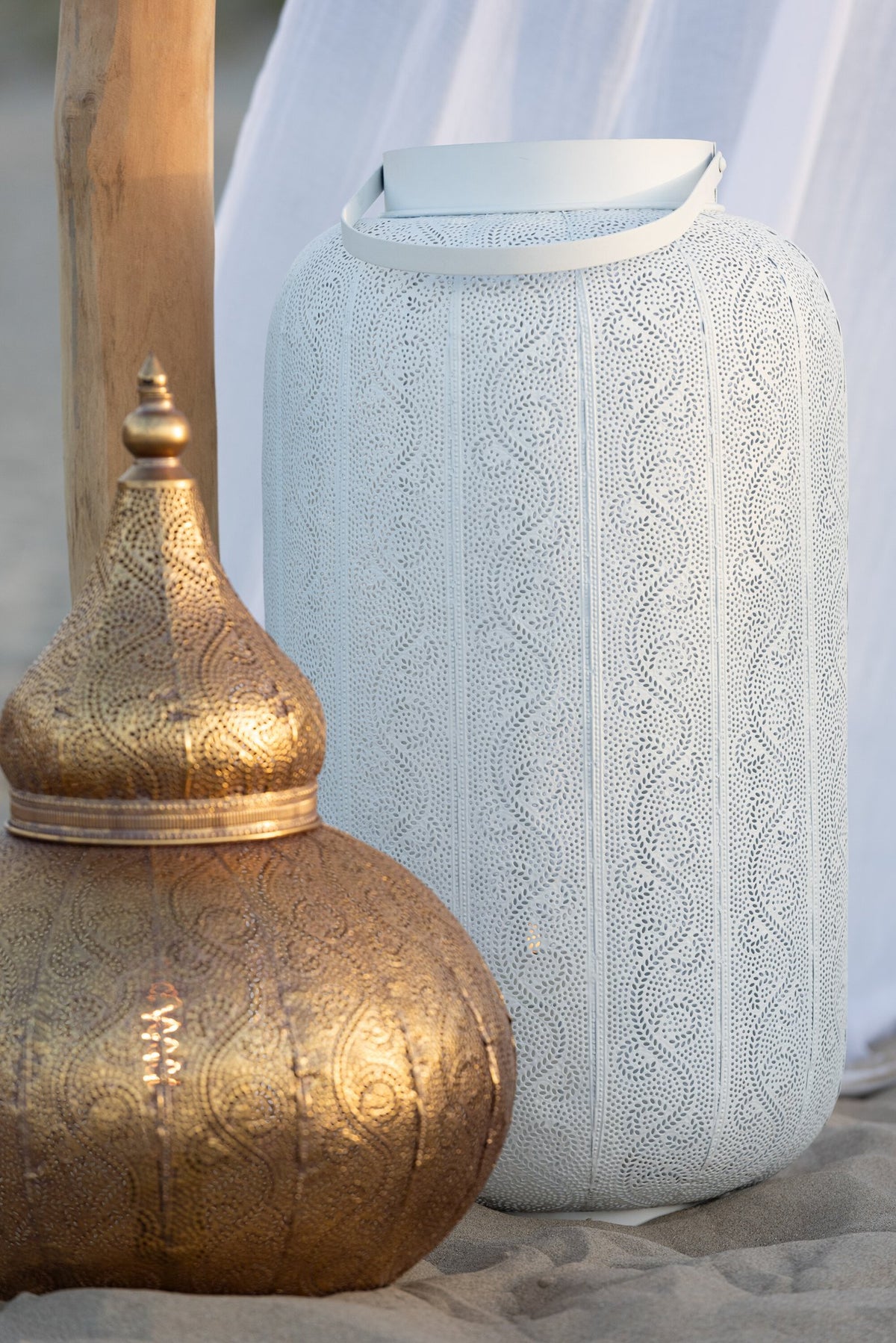 J-Line lamp Aladin - metaal - goud - small