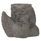 Bloempot Engel 30x13x20 cm Grijs Steen Bloempot Binnen