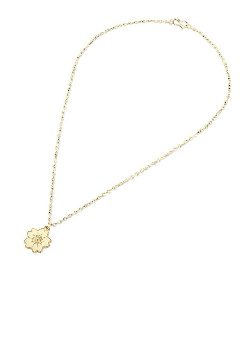 Vergulde geëmailleerde ketting – Modieuze ketting – Geëmailleerde legering – 23 cm lengte
