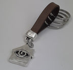 Sleutelhanger van leer Happy Home met Eye