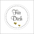 Für Dich - wensetiket - rol van 500 stuks