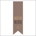 Vrolijkheidje - etiket