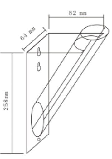 J-Line vaas Tube - kunststof - transparant - S