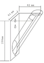 J-Line vaas Tube - kunststof - transparant - S