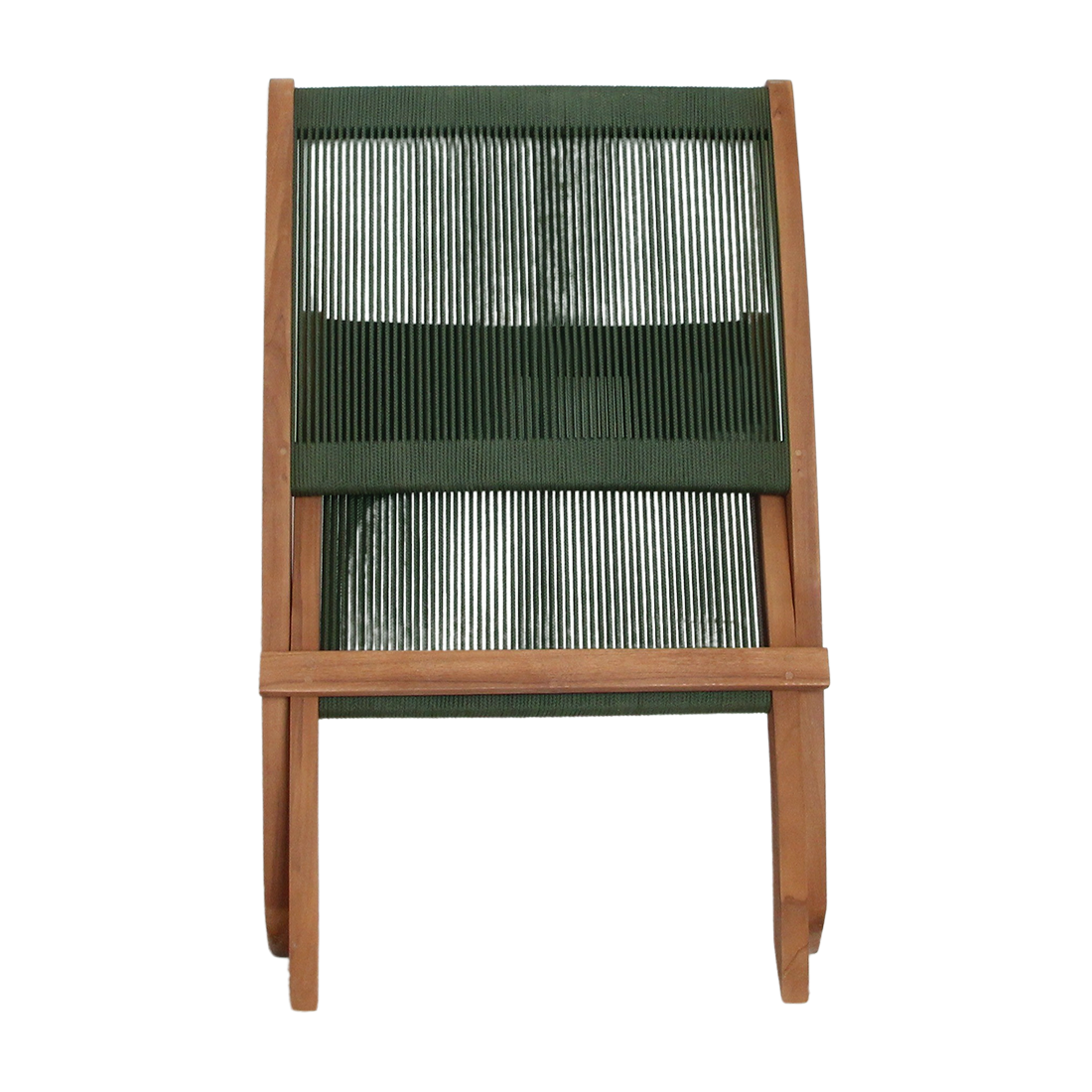 Rope opvouwbare loungestoel groen