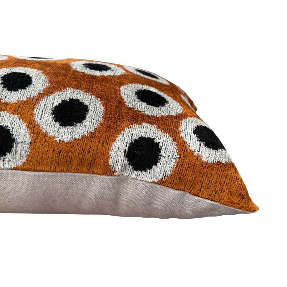 Velvet Ikat Kussen Dusk
