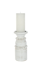 J-Line kaarshouder Pila - metaal - wit - large
