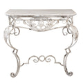 Sidetable 86x44x81 cm Wit Hout Wandtafel