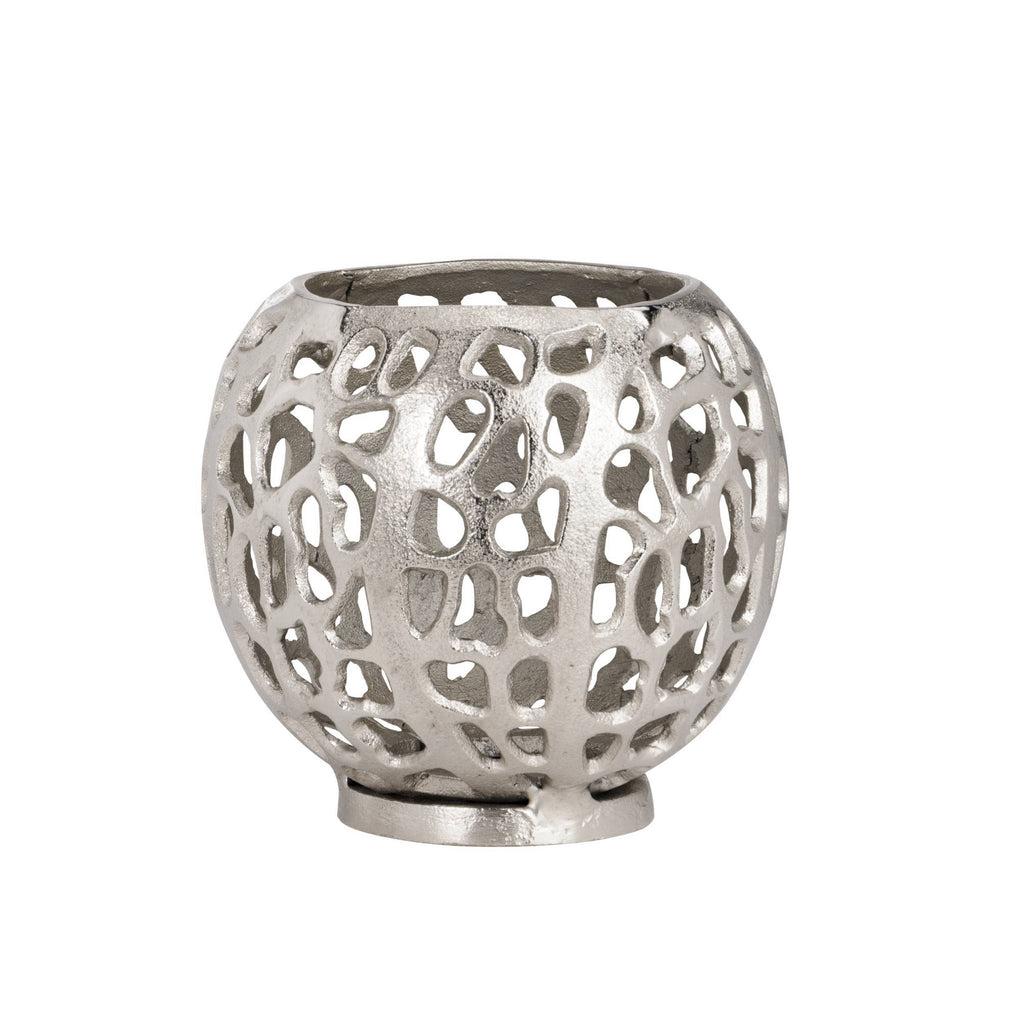 Windlicht Kimitsu Nikkel 14,5x14cm