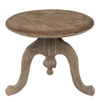 Bijzettafel Ø 56x45 cm Bruin Hout