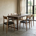 Eettafel bruin opklapbaar XL
